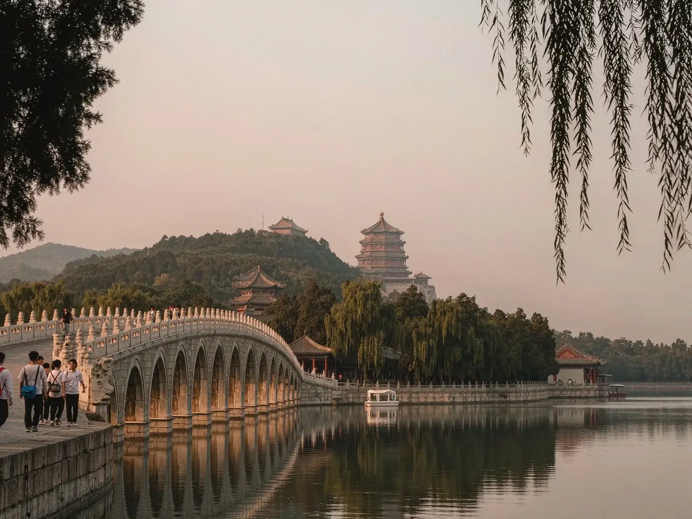 Summer Palace lake and bridge