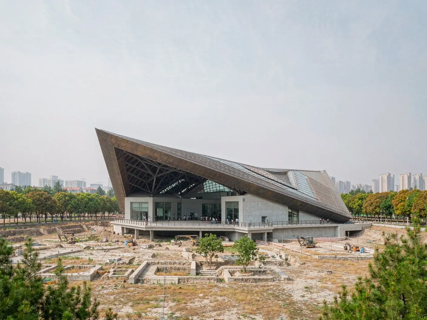 Golden Sun Bird ornament at Jinsha Site Museum