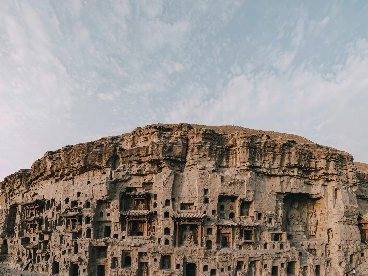 Yungang Grottoes carved statues