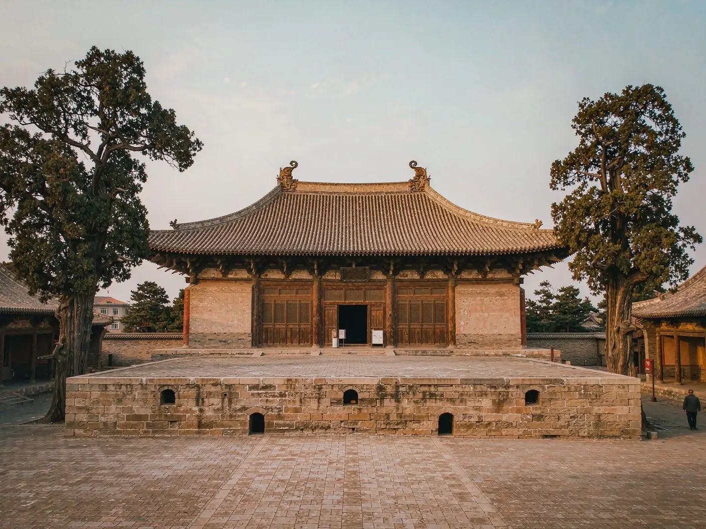Shanhua Temple hall and diagonal bracket sets