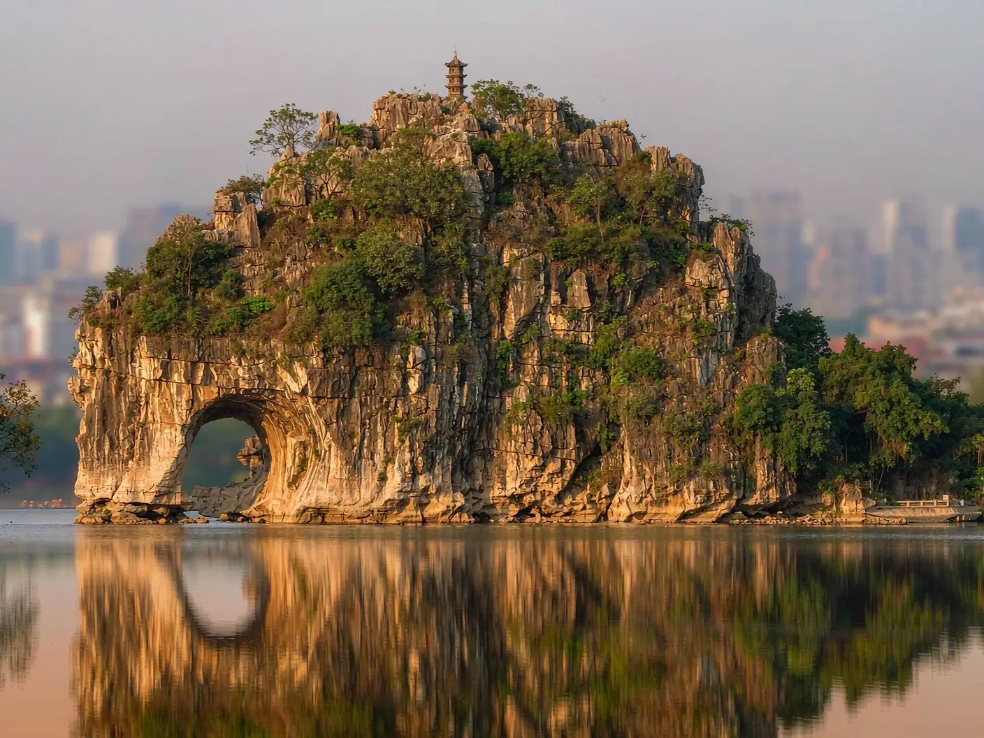 Elephant Trunk Hill and Two Rivers Four Lakes