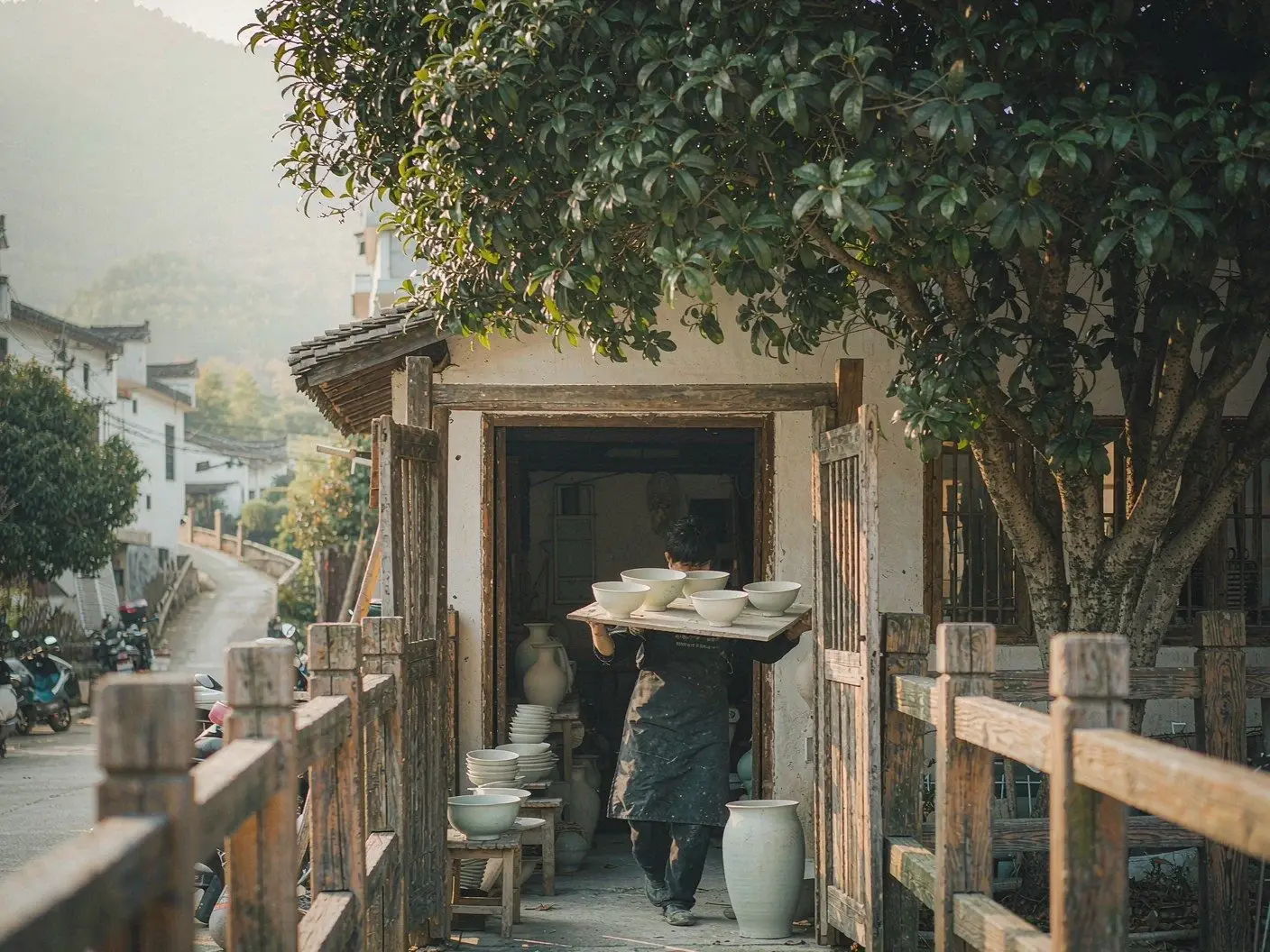 Artist studio at Sanbao International Ceramics Village