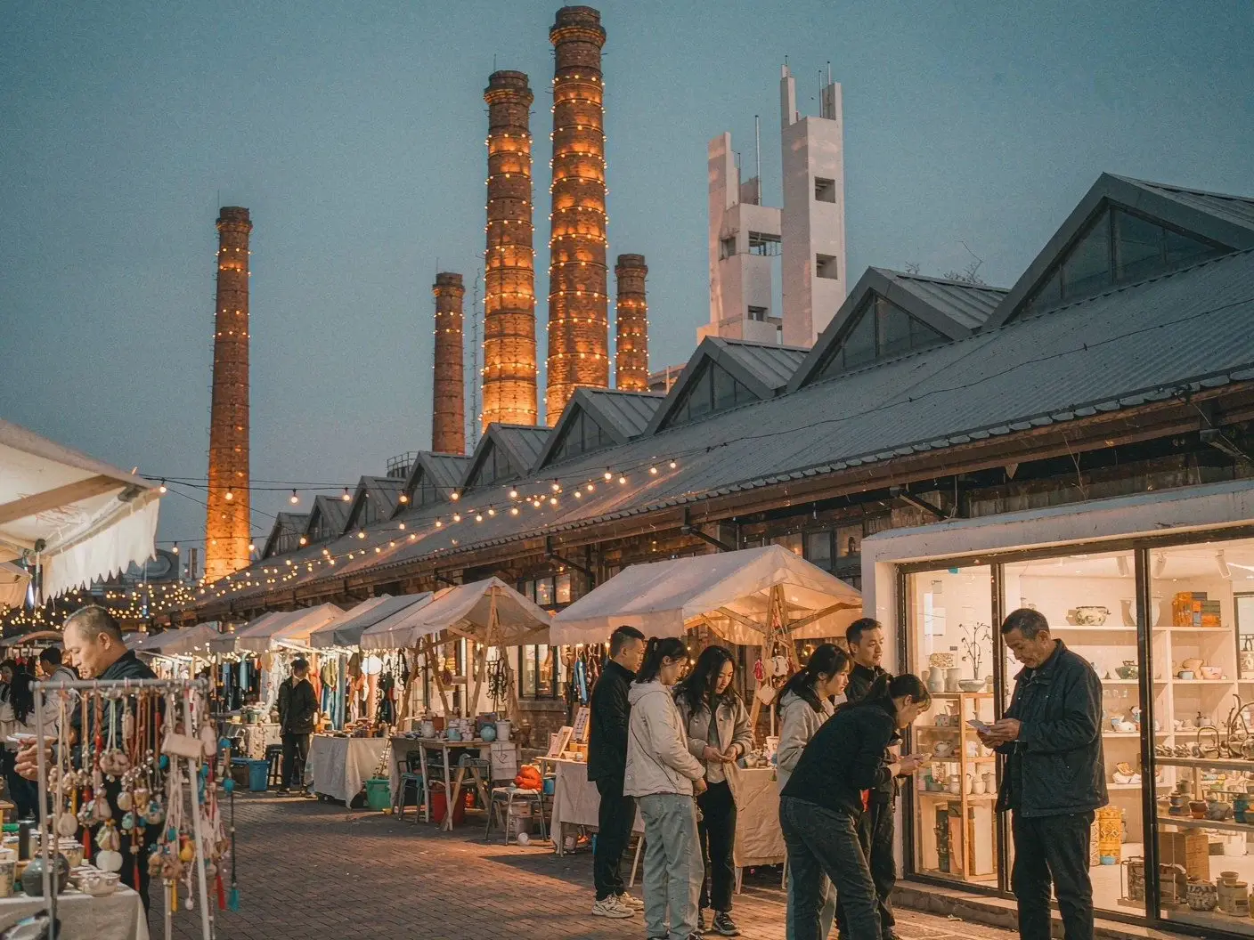 Taoxichuan creative district converted from old porcelain factories
