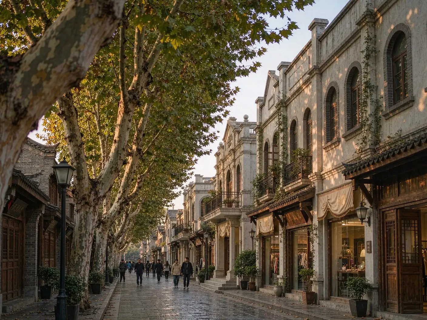 Changjiang Road museum quarter and creative shops