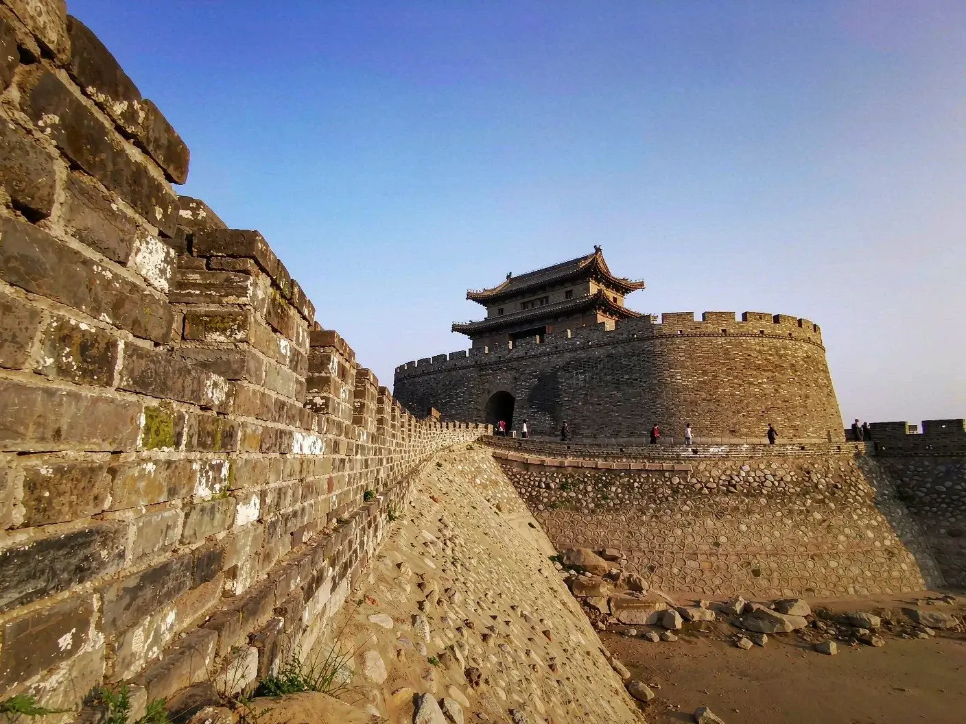 Nanjing city wall and inscribed bricks