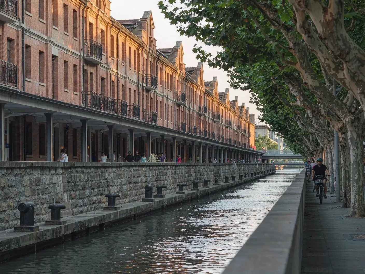 M50 creative park and Suzhou Creek industrial heritage