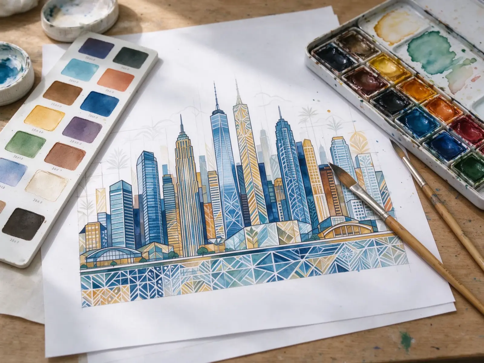 City motif design