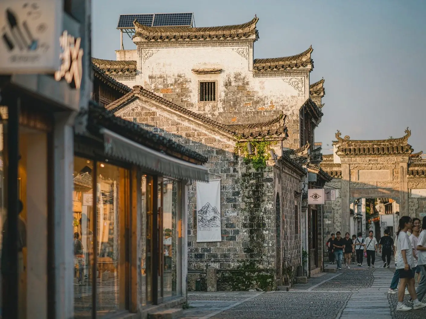 Nantou Old Town ancient gate and walls