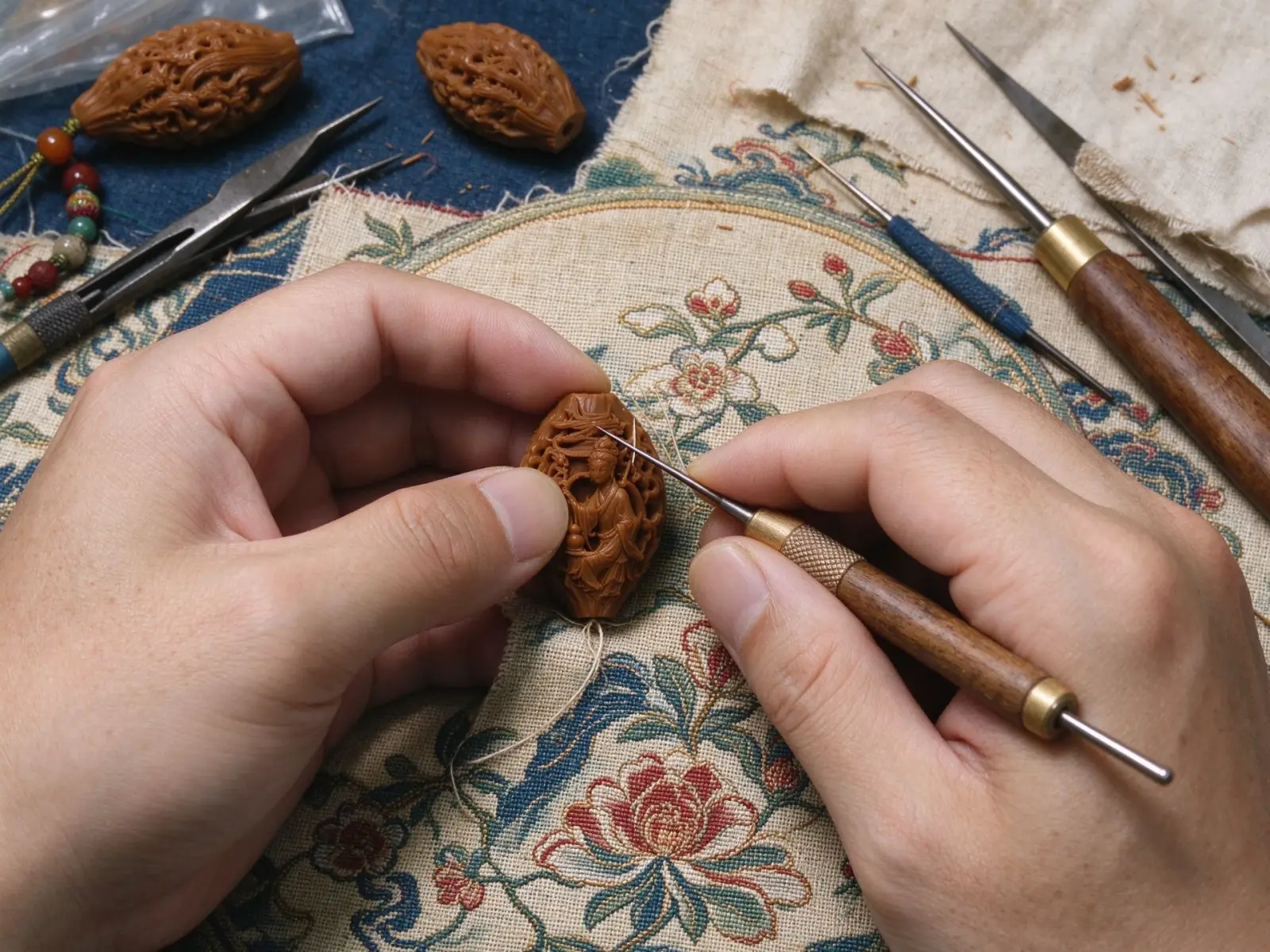A hand-made Suzhou heritage piece