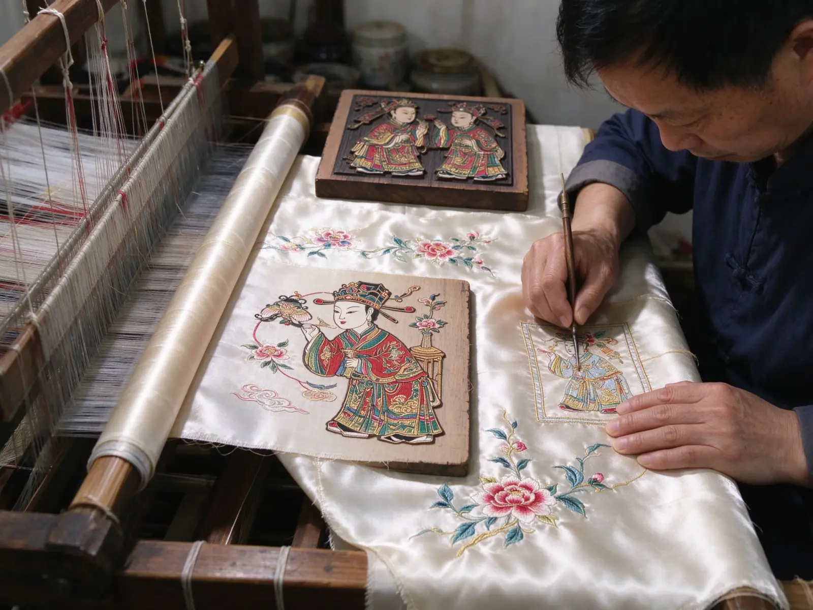 Suzhou silk, New Year prints and hand craft