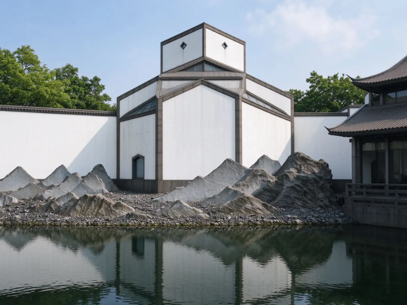 Suzhou Museum building by I. M. Pei