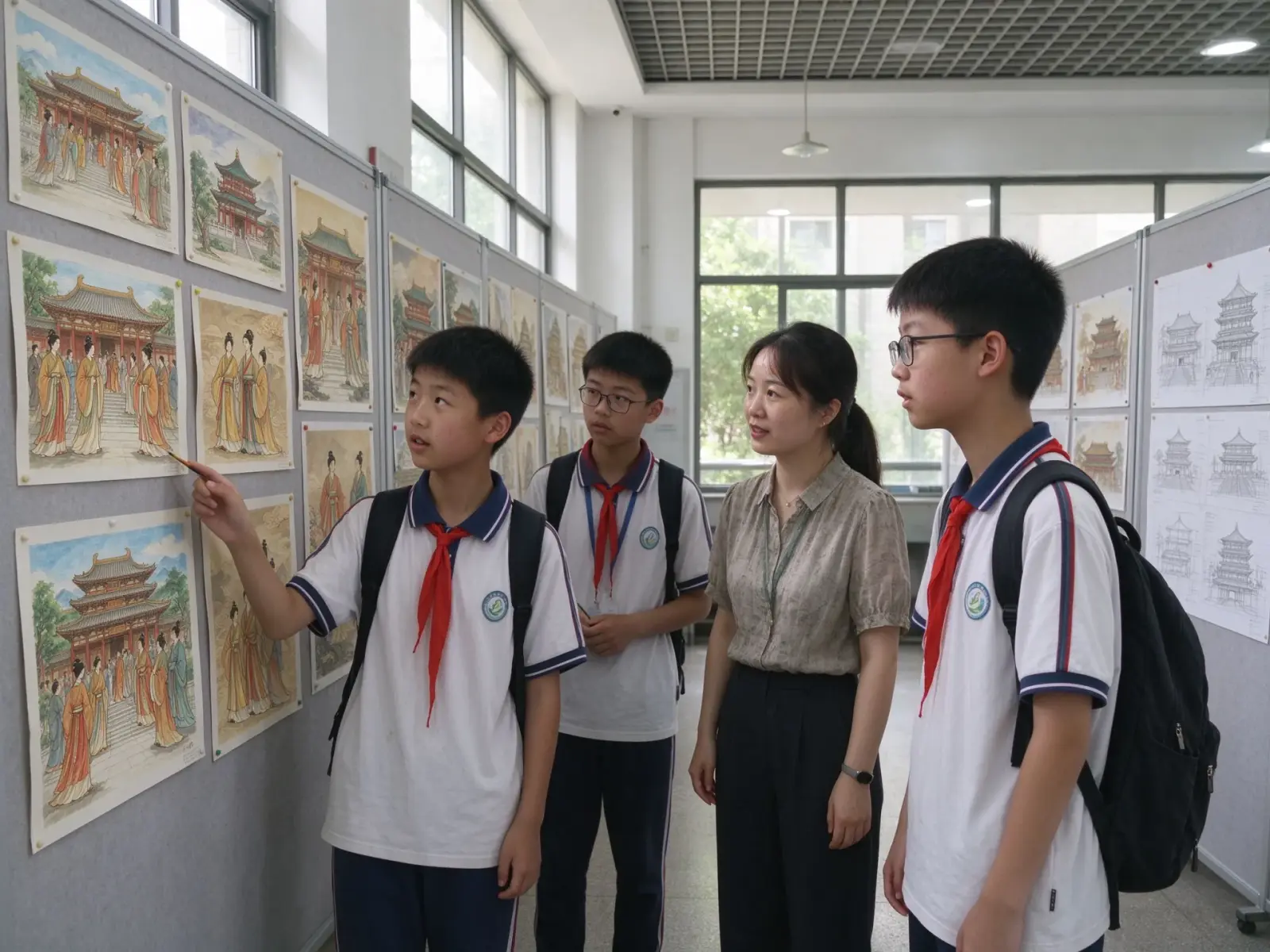 Xi'an study work display