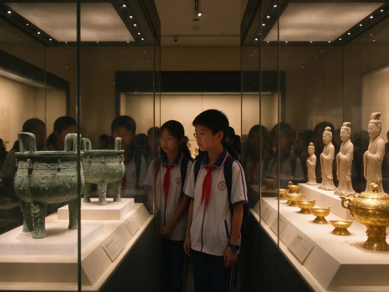 Shaanxi History Museum displays