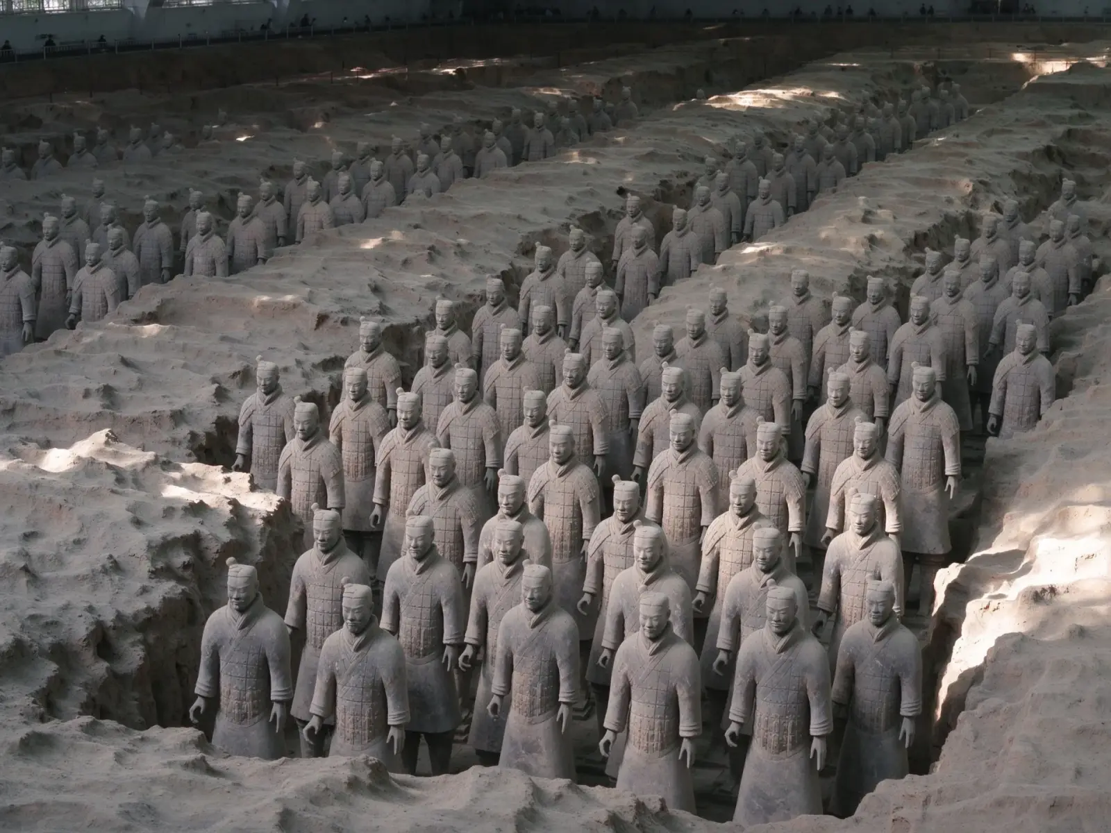 Terracotta Army pits and warriors