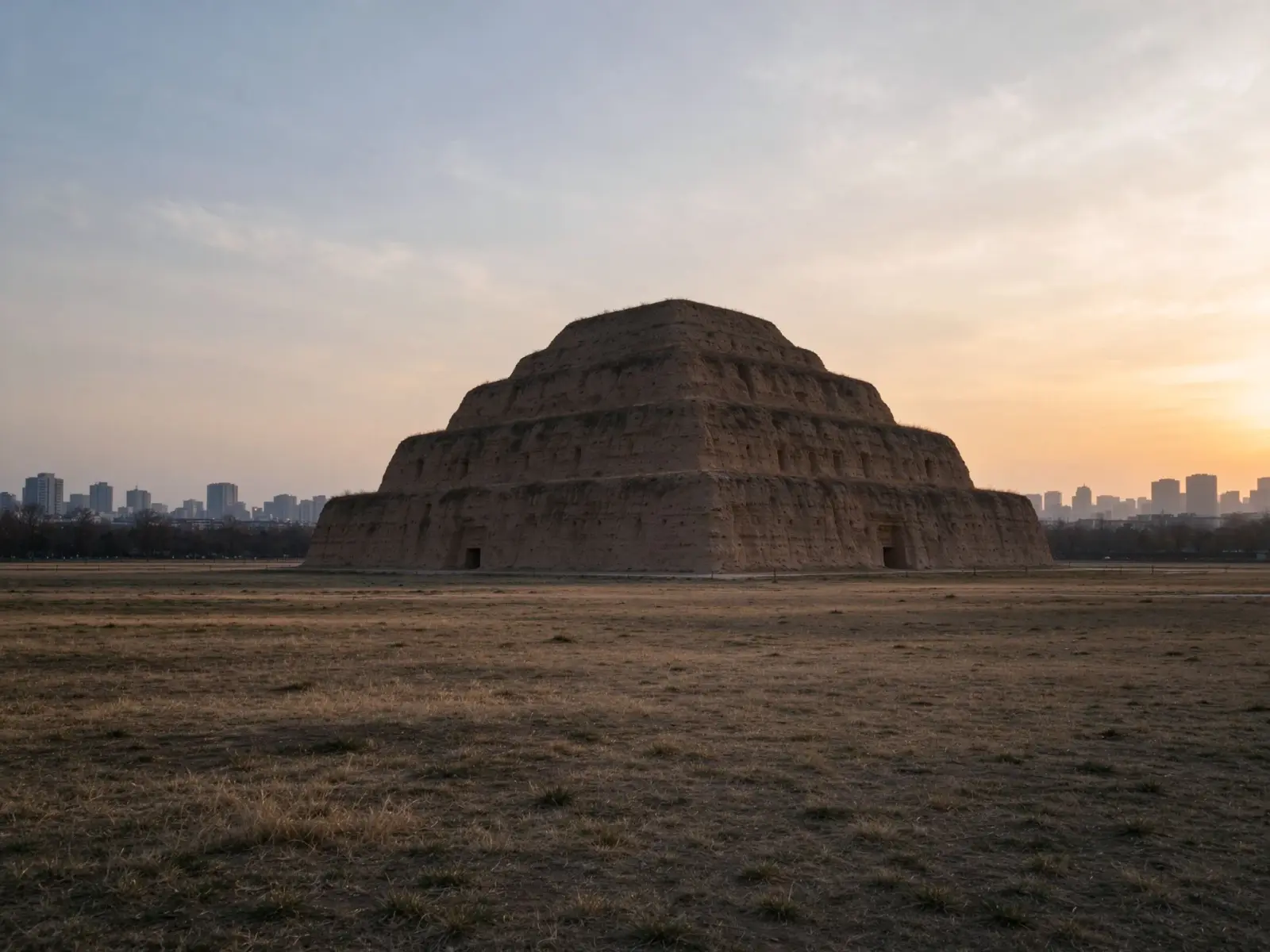 Weiyang Palace rammed-earth foundations