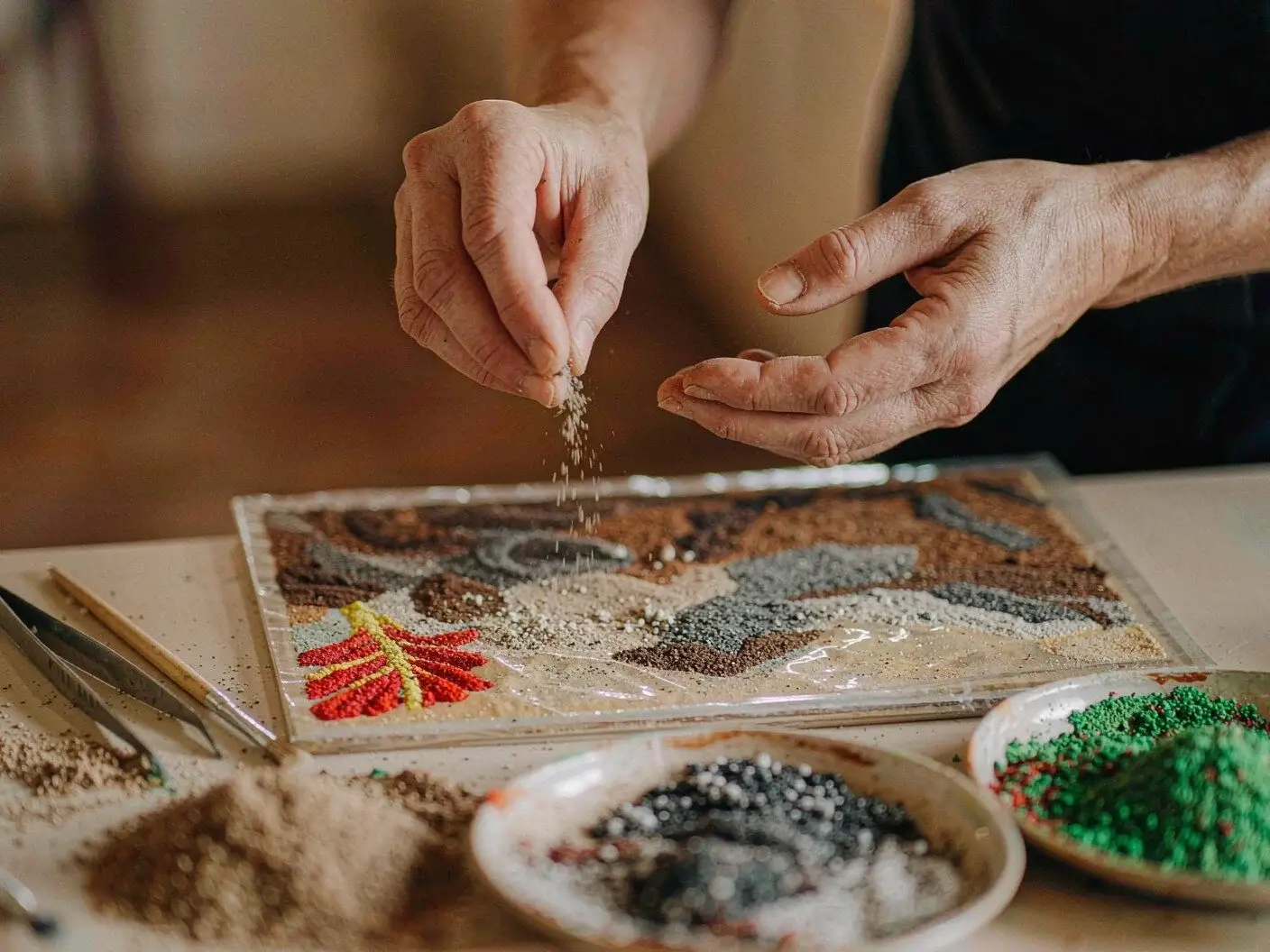 Hand-made Zhangjiajie piece
