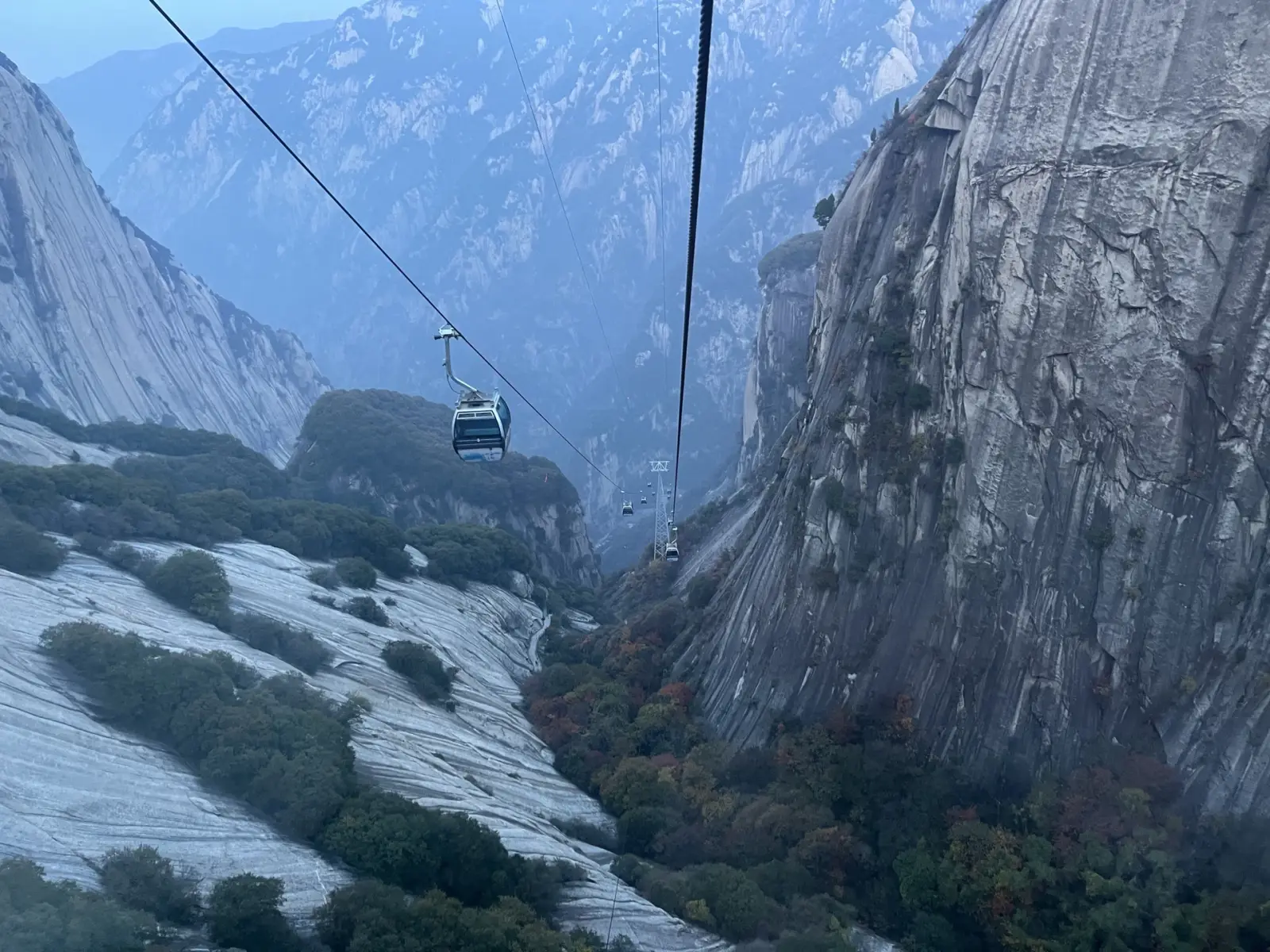 North Peak Cable Car — Mount Hua photograph