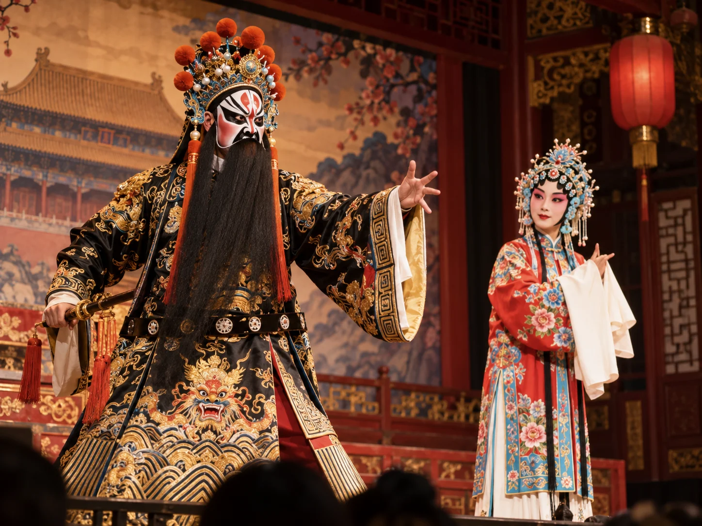 A Peking opera performance on the capital&rsquo;s night stage