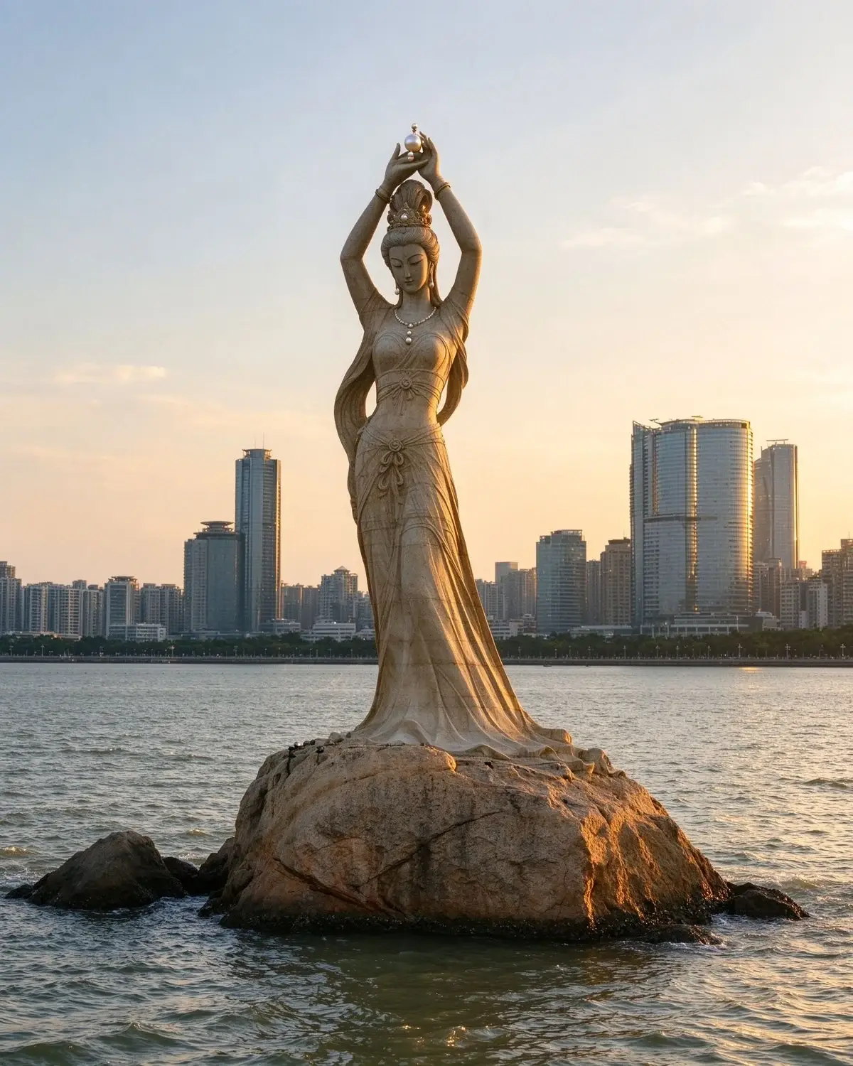 The lighthouse along Zhuhai’s waterfront